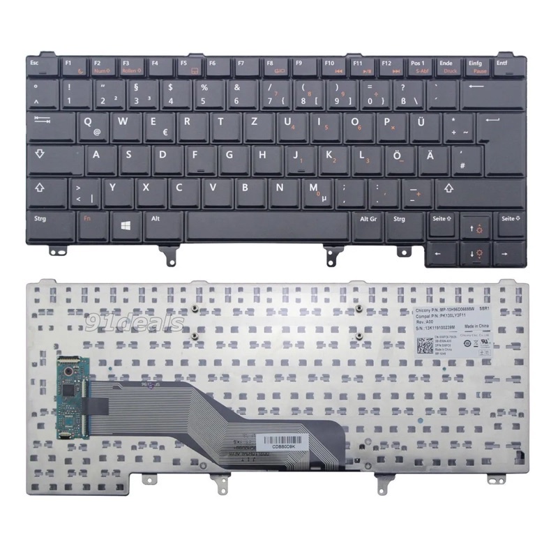 Bàn phím laptop Dell Latitude E5420 E5430 E6220 E6230 E6320 E6330 E6420 E6430 E6440 XT3