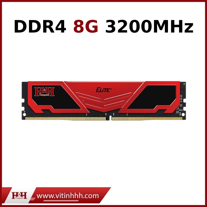 Ram máy tính TEAMGROUP DDR4 8GB 3200MHz ELITE Tản Nhiệt Thép - New100%, BH 3 Năm