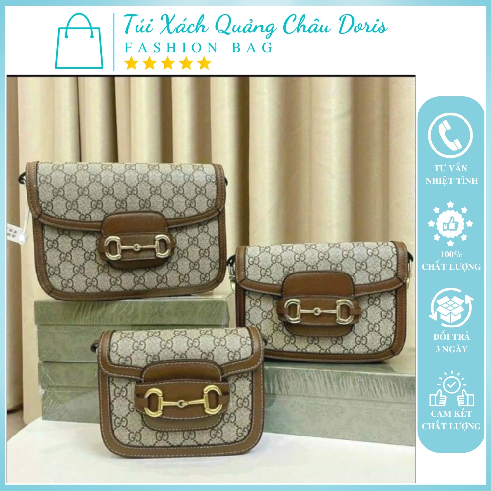 Túi Hà Hồ xách tay nữ đeo vai, hàng quảng châu , bản lót nhung , da tăm cao cấp size 22 và size 25 DORIS
