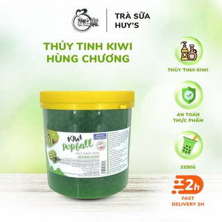 Hạt thuỷ tinh kiwi hùng chương 3.2kg
