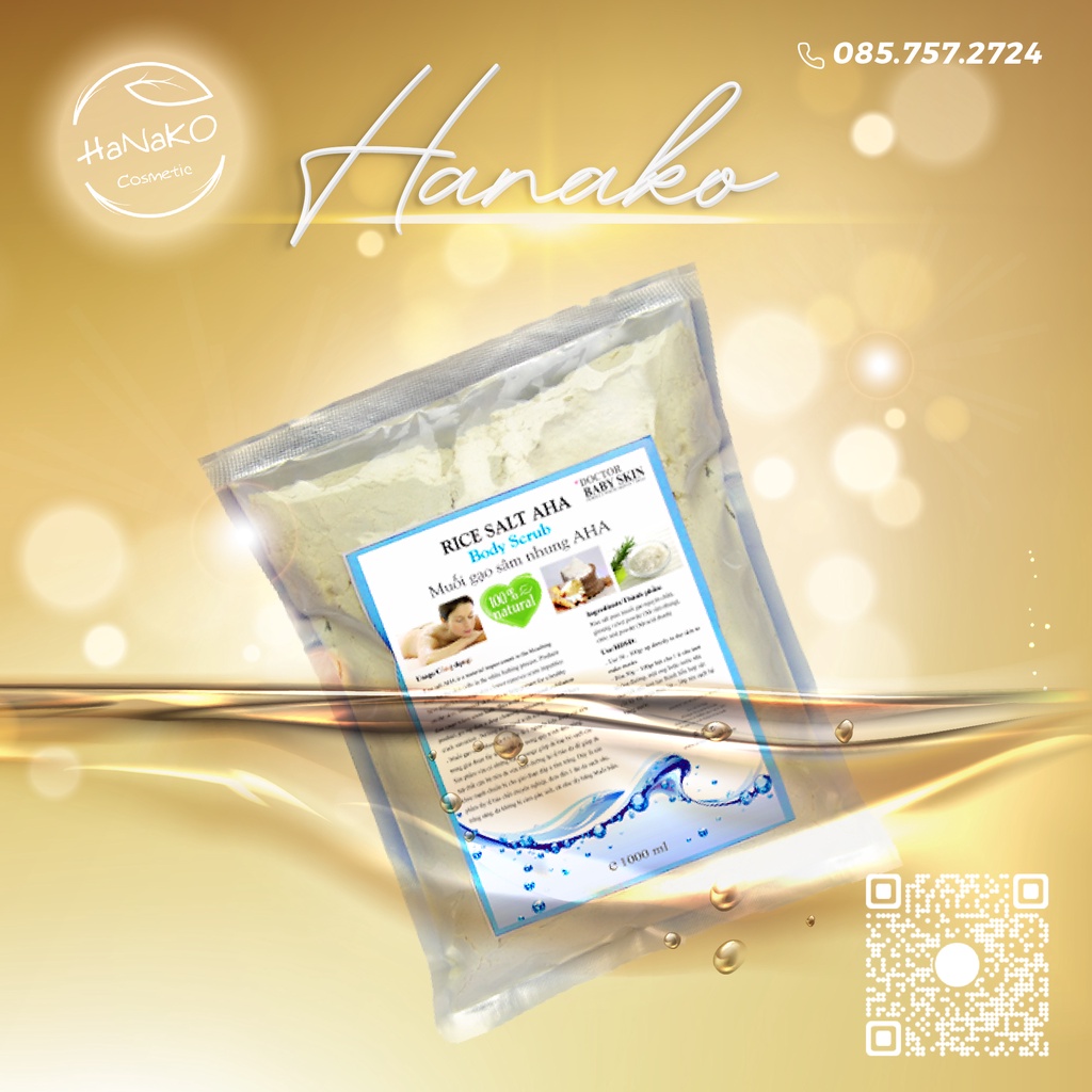 Muối Gạo Sâm Nhung AHA Doctor Baby Skin