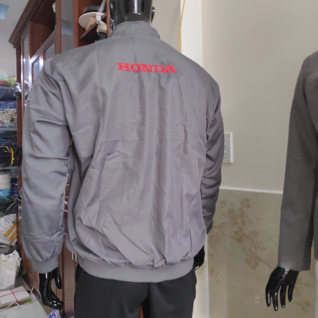 LImac bán lẻ Áo khoác Honda Xám cao cấp, giá hấp dẫn, ĐẶT MUA ngay hôm nay!