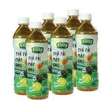 Lốc 6 chai trà cozy tắc mật ong 455ml x 6 chai 51k/lốc