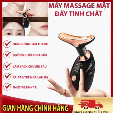 Máy Massage Mặt Đẩy Tinh Chất, Nâng Cơ Mặt Hih Chính Hãng, 
