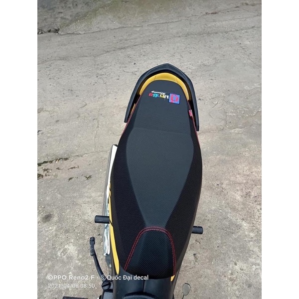 Da yên vỏ yên thêu vân Cacbon cho wave, exciter, winner, sirius, dream...