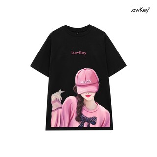 Áo Hình Cô Gái Lowkey 07 phong cách trẻ trung năng động, thun Unisex phù hợp cả Nam và Nữ mặc form siêu đẹp
