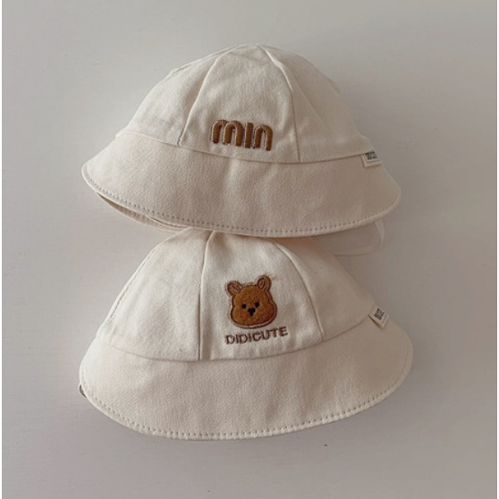 Mũ vành mềm cho bé P'ti chou các hoạ tiết gấu dễ thương