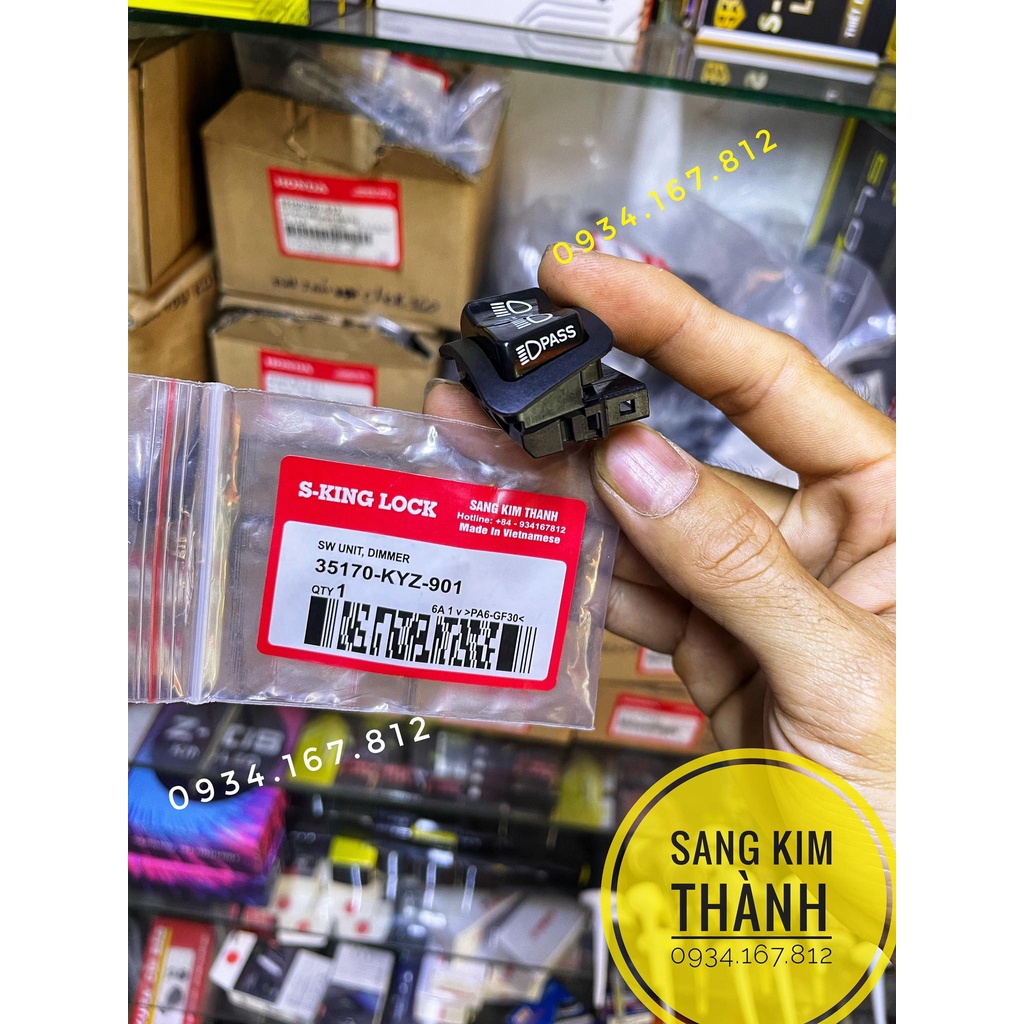 Bộ Dây Và Nút Passing Sh Cho Xe Honda Air Blade, Vision, Wave Rsx, Wave Alpha, Sh mode, Lead...