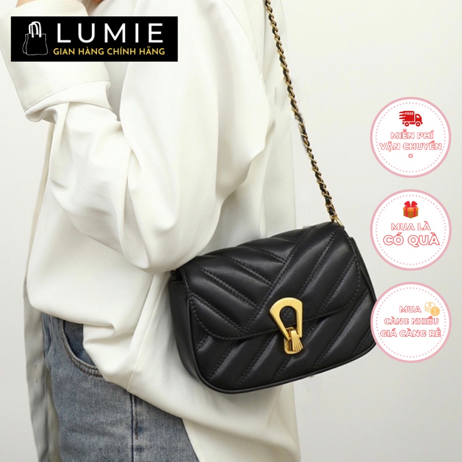 Túi xách nữ đeo chéo, đeo vai Lumie Bag, dùng đi chơi, đi học, đi làm, chất da đẹp, thời trang cao cấp size 18cm LB420