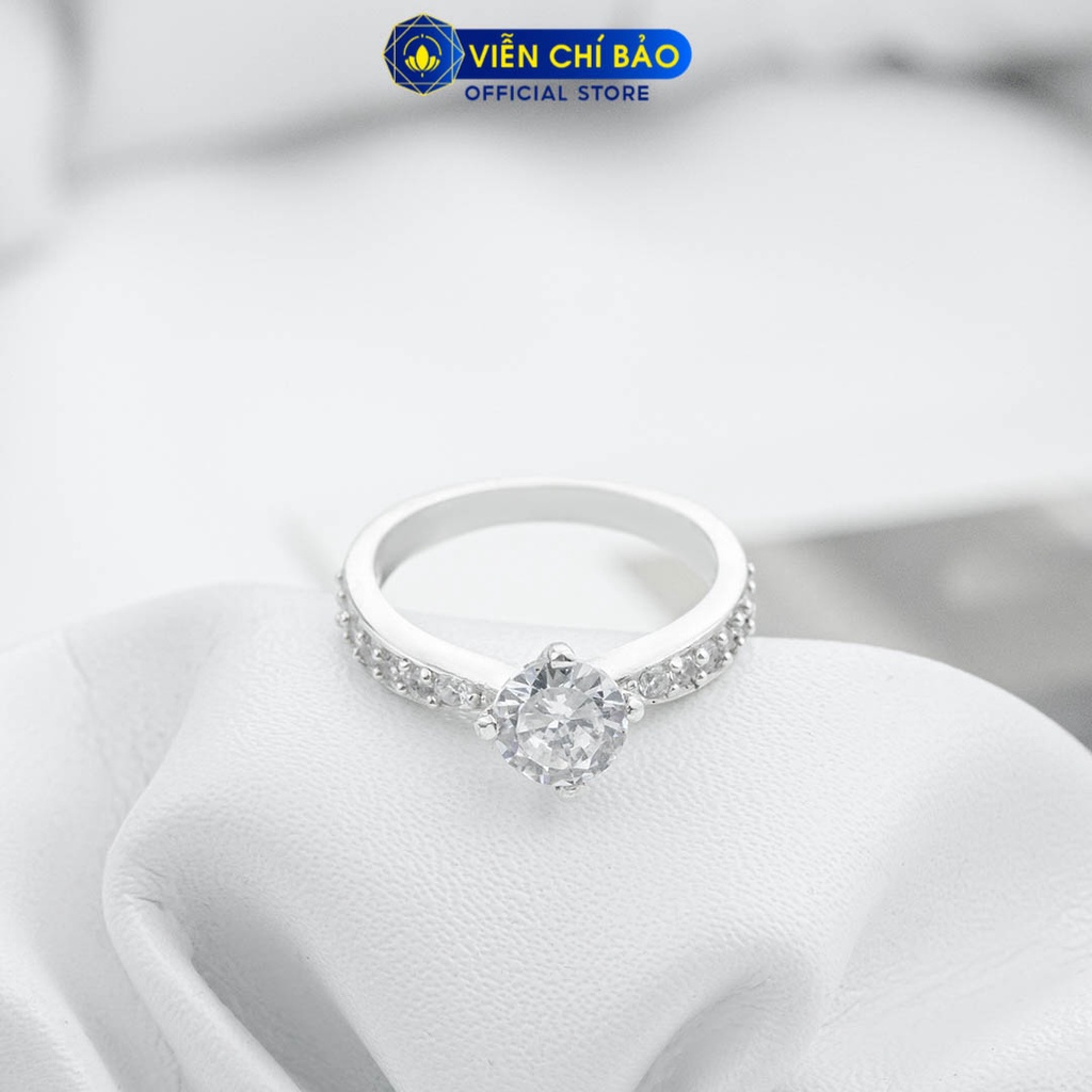 Nhẫn bạc nữ Thủy Chung chất liệu bạc 925 thời trang phụ kiện trang sức Viễn Chí Bảo N700404