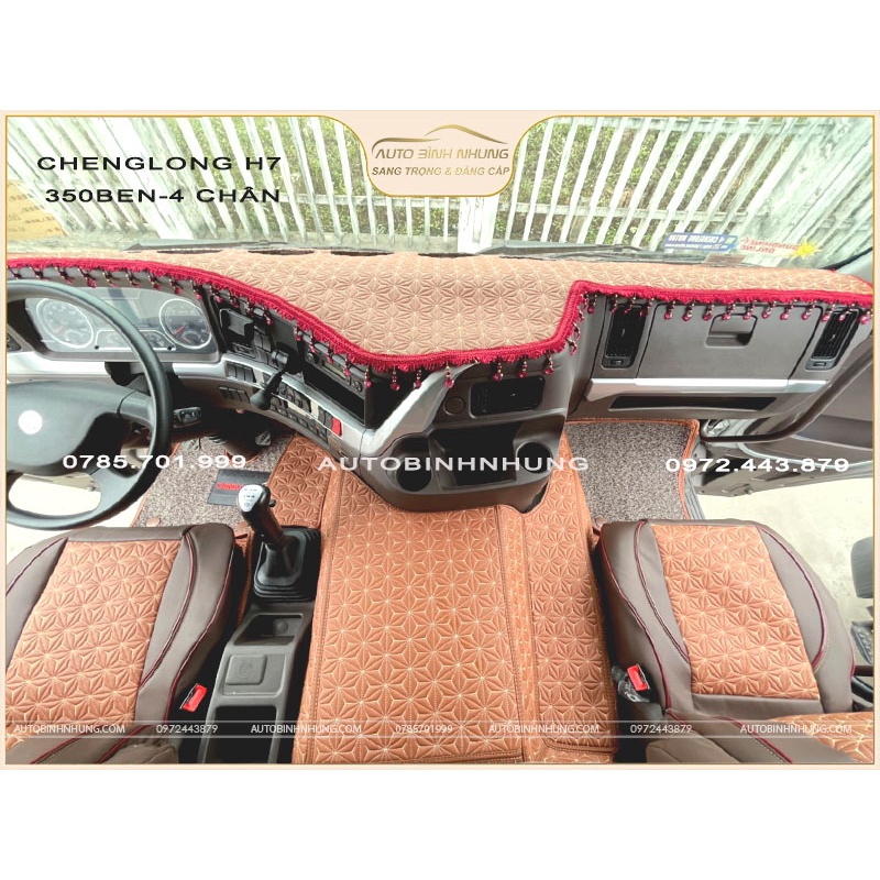 Thảm lót sàn xe CHENGLONG H7 350 THÙNG-4 CHÂN