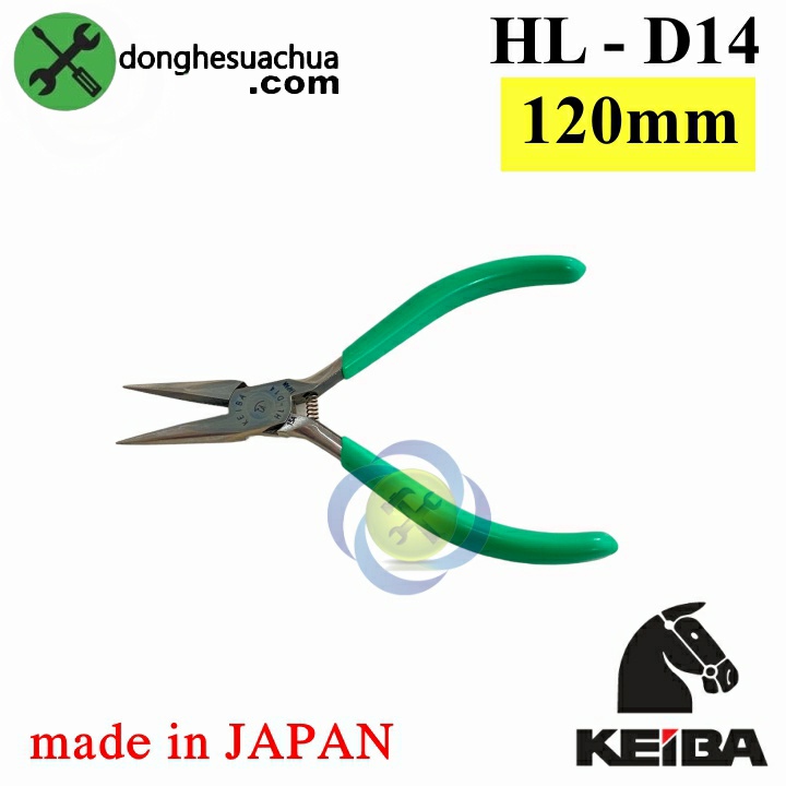 Kìm nhọn 120mm Keiba HL-D14 Nhật Bản