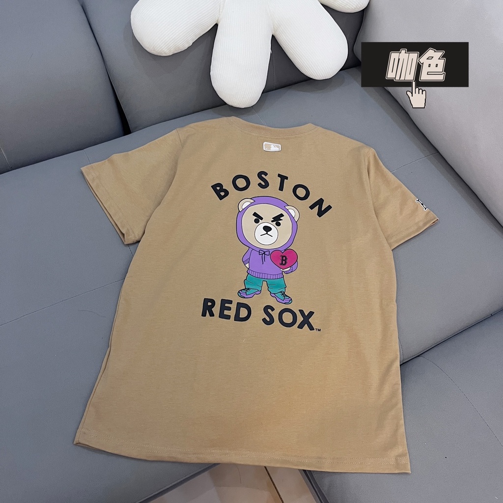 ❤❤❤ Áo Thun Ngắn Tay In Chữ MLB Thời Trang Cho Nam Nữ