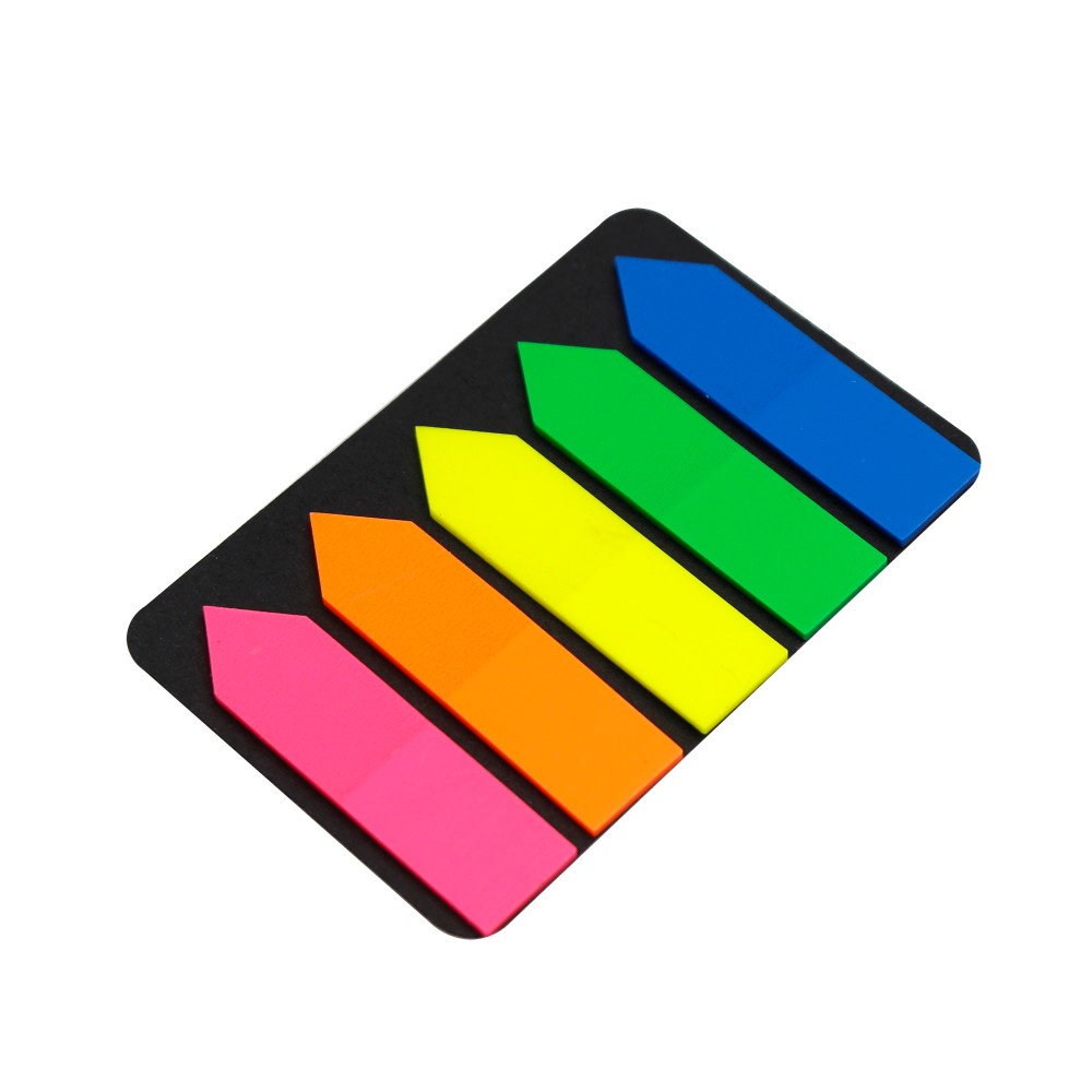 Giấy note/ghi nhớ/phân trang Pronoti/ Bitex 5 màu nhựa