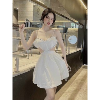 Đầm xoè kết đá trái tim