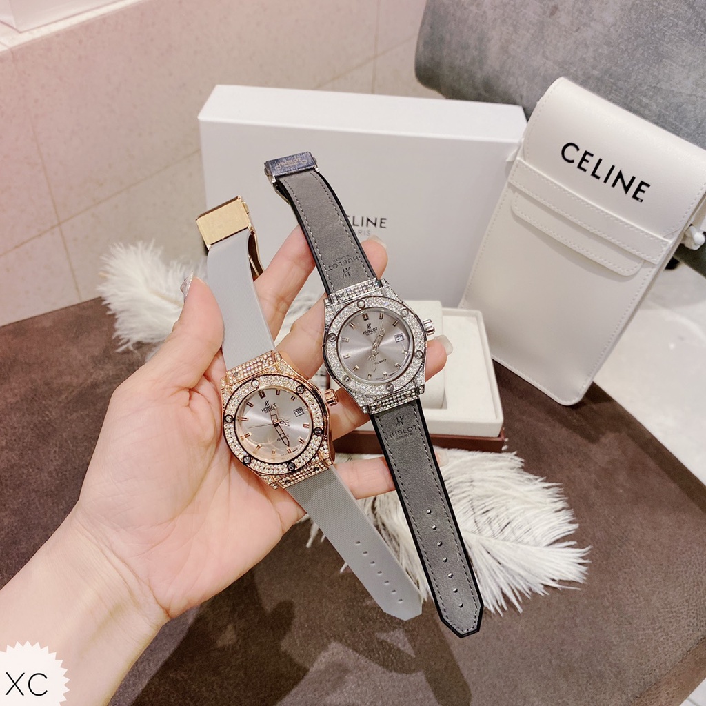 Đồng hồ nữ HB.601 36mm hàng đẹp bảo hành 12 tháng - Tặng pin dự phòng