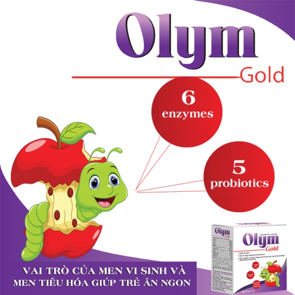 ⭐ Olym Gold, tăng cường tiêu hóa thức ăn, giúp ăn ngon và hấp thu dinh dưỡng. Men tiêu hóa Men vi sinh