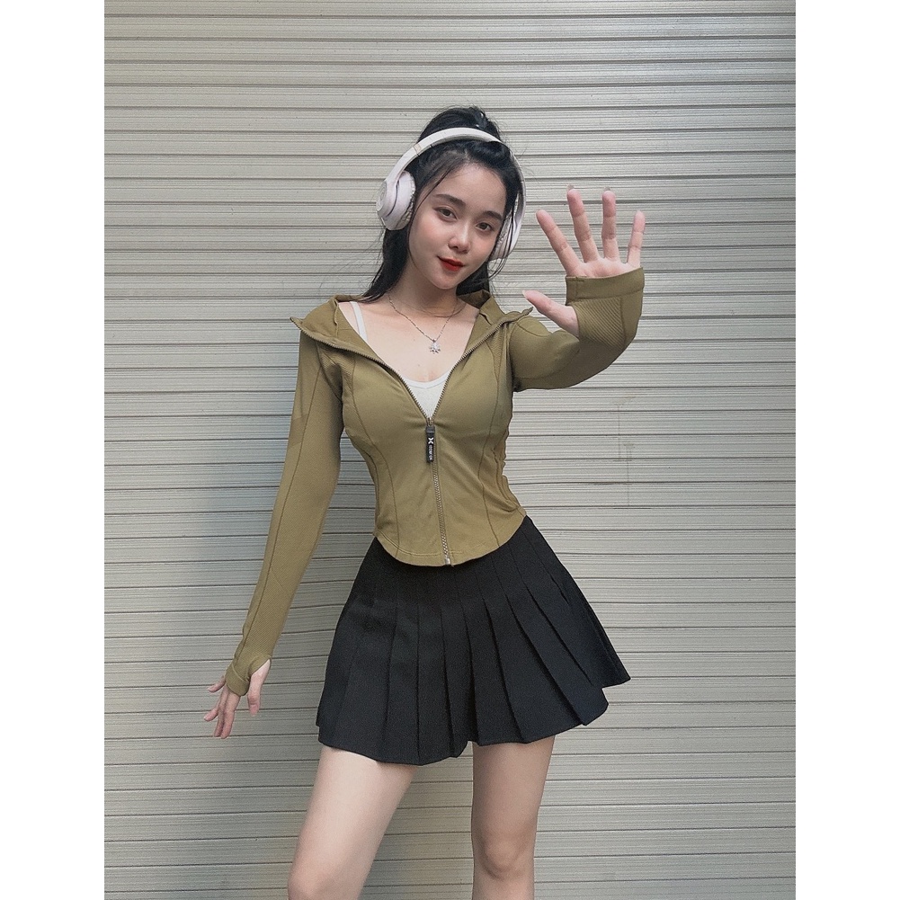 áo khoác dệt kim kiểu dáng croptop vạt bầu ôm body form 65kg size M,L,XL.HÀNG NHẬP KHẨU QCCC BAO CHẤT LƯỢNG BAO ĐỔI TRẢ.