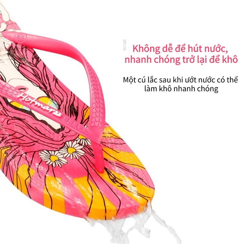 Hotmarzz Dép xỏ ngón nữ PVC  HM7011