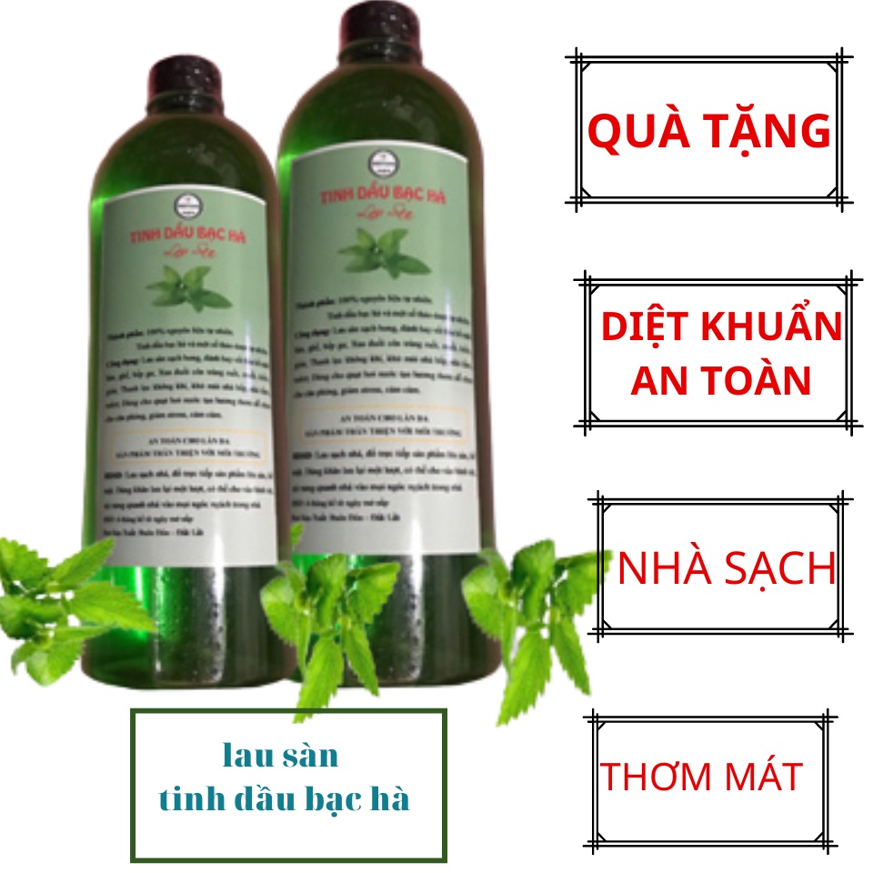 Nước Cất Tinh Dầu Bạc Hà -Đuổi Muỗi-Chuột -Khử mùi-Diệt Khuẩn, Chống Muỗi-Côn Trùng THN Store- AN TOÀN SỨC KHỎE