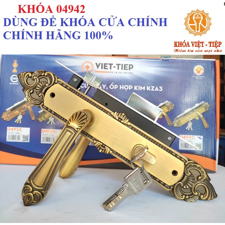 - KHÓA CỬA CHÍNH VIỆT TIỆP 04942