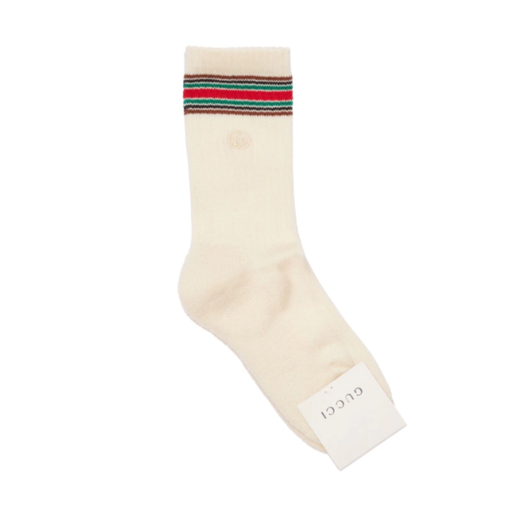 Tất Gucci Viền Xanh Đỏ | Gucci Crew Socks