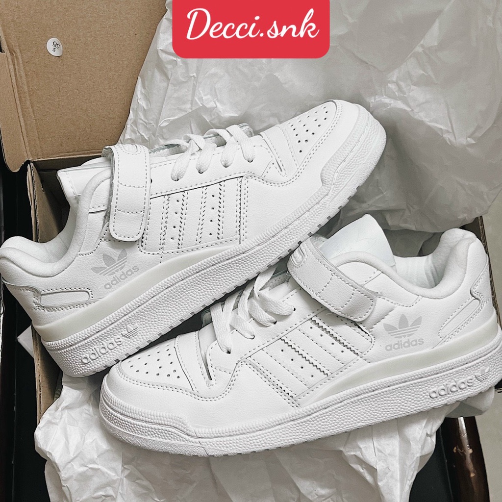Giày Thể Thao Adidas Forum 84,Trắng Full Quai Dán Giày Forum 84 Trắng FullHot Hit
