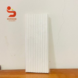 Ống hút giấy trơn 6mm- bịch 25 cái