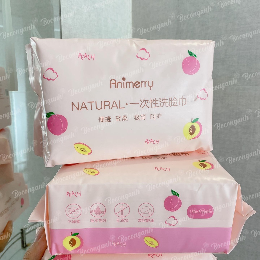 KHĂN KHÔ ĐA NĂNG LAU MẶT TẨY TRANG ANIMERRY NỘI ĐỊA TRUNG