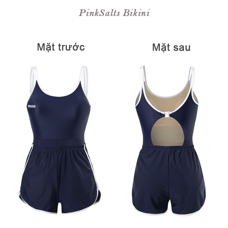 Bikini 1 mảnh liền thân dáng thể thao kèm quần, đồ bơi 1 mảnh body sexy mẫu mới 2023 B021 - Pinksalts