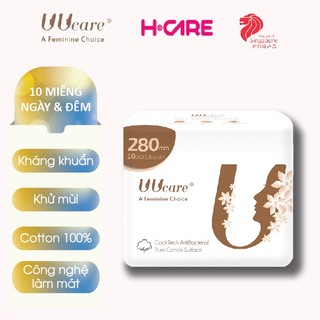 Băng vệ sinh Kháng Khuẩn Làm Mát UUcare CoolTech 28cm ngày và đêm