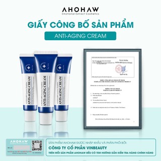 Kem dưỡng chống lão hóa, xóa nhăn, nâng cơ elazulene peptablue anti-aging cream ahohaw