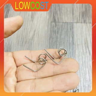 Phe gài, lò xo tách bố thắng heo dầu 2 piston chất liệu inox không gỉ sét