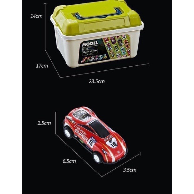 HỘP 30 Ô TÔ ĐỒ CHƠI MINI CHO BÉ