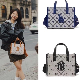 Túi tote mini mlb big diamond monogram jacquard small - 3aors013n