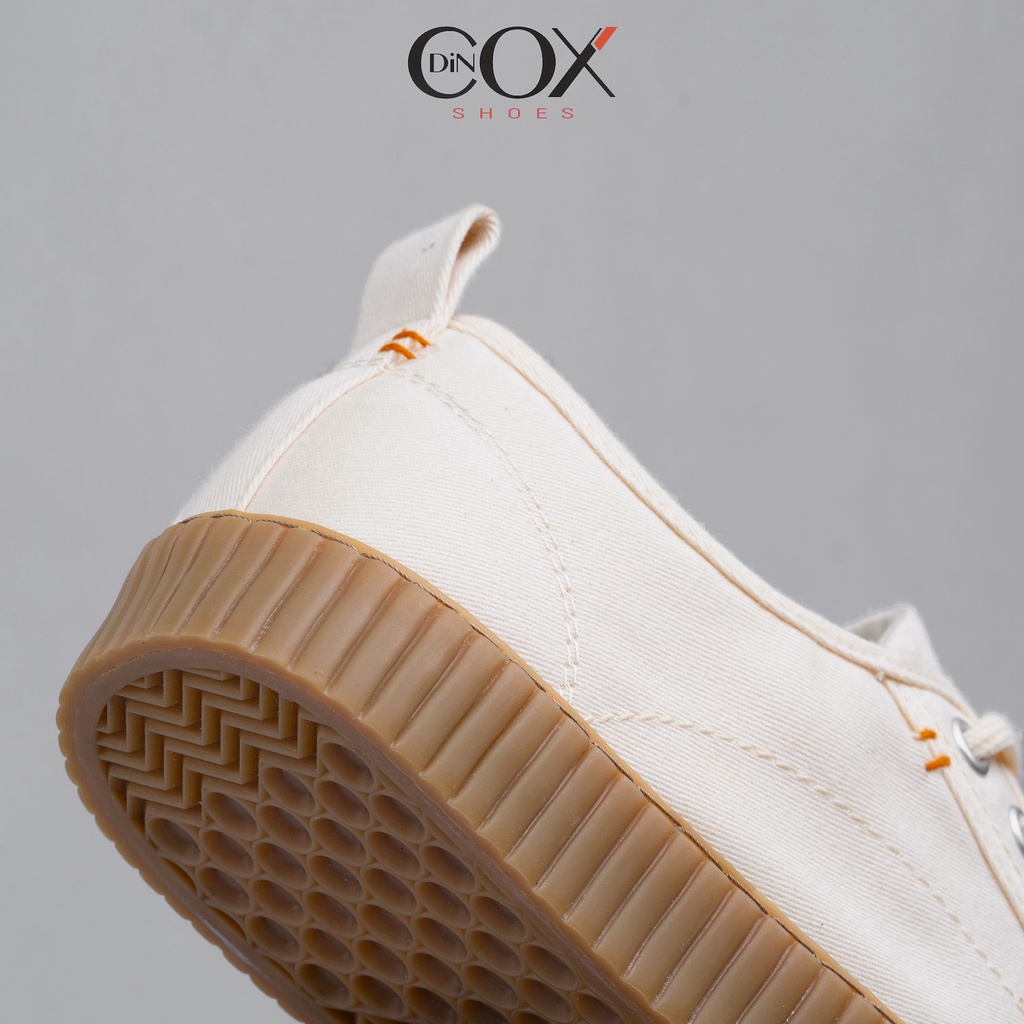 Giày Sneaker Vải Unisex DINCOX D27 Đơn Giản Hiện Đại White
