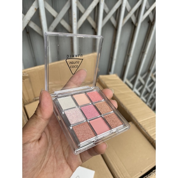Phấn mắt DIKALU co venus 9 ô nhũ lấp lánh