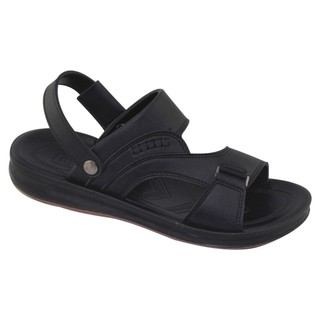 Sandal đế bằng nam Bita's SUM.108 (Đen + Nâu + Vàng bò)