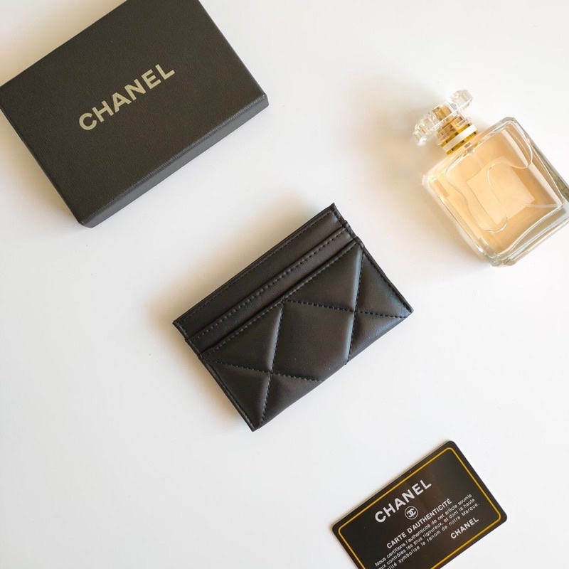 Ví mini Cha nel  đựng thẻ, card full box + thẻ cứng