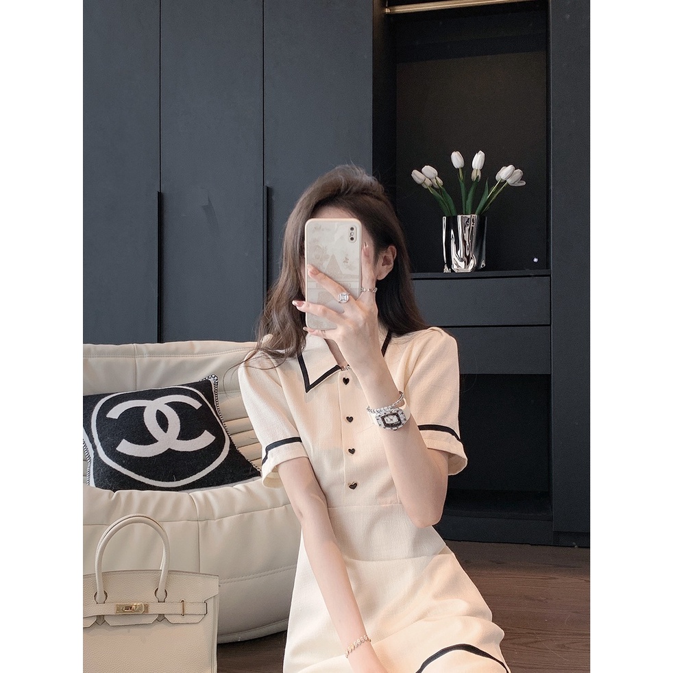 Váy thiết kế dáng A chất texmi siêu xinh cho nàng đi làm đi chơi