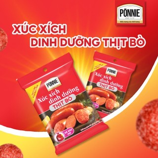 Xúc xích ponnie thịt bò 35g x 5 cây