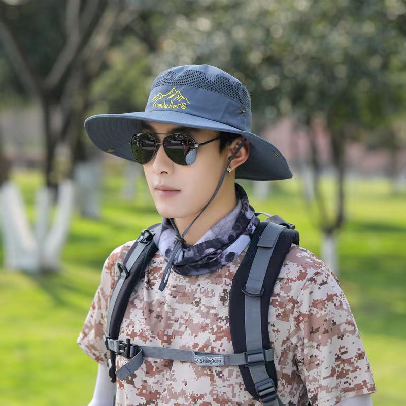 Nón Rộng Vành ⚡️ 𝐅𝐑𝐄𝐄 𝐒𝐇𝐈𝐏 ⚡️ Chống Nắng Kèm Khẩu Trang Mũ Tài Bèo Rộng Vành Đi Câu Phượt Làm Vườn