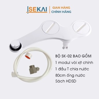 Vòi xịt toilet Thông Minh giúp tự động rửa sau khi đi vệ sinh, lắp vừa mọi loại bồn cầu có sẵn, thương hiệu Sekai bidet