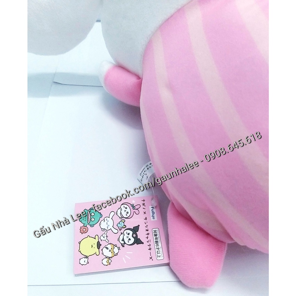 Bé gấu Cinnamon x Chiikawa, size 30cm, lông đẹp mịn xịn sò, mới 100%, full tem tag