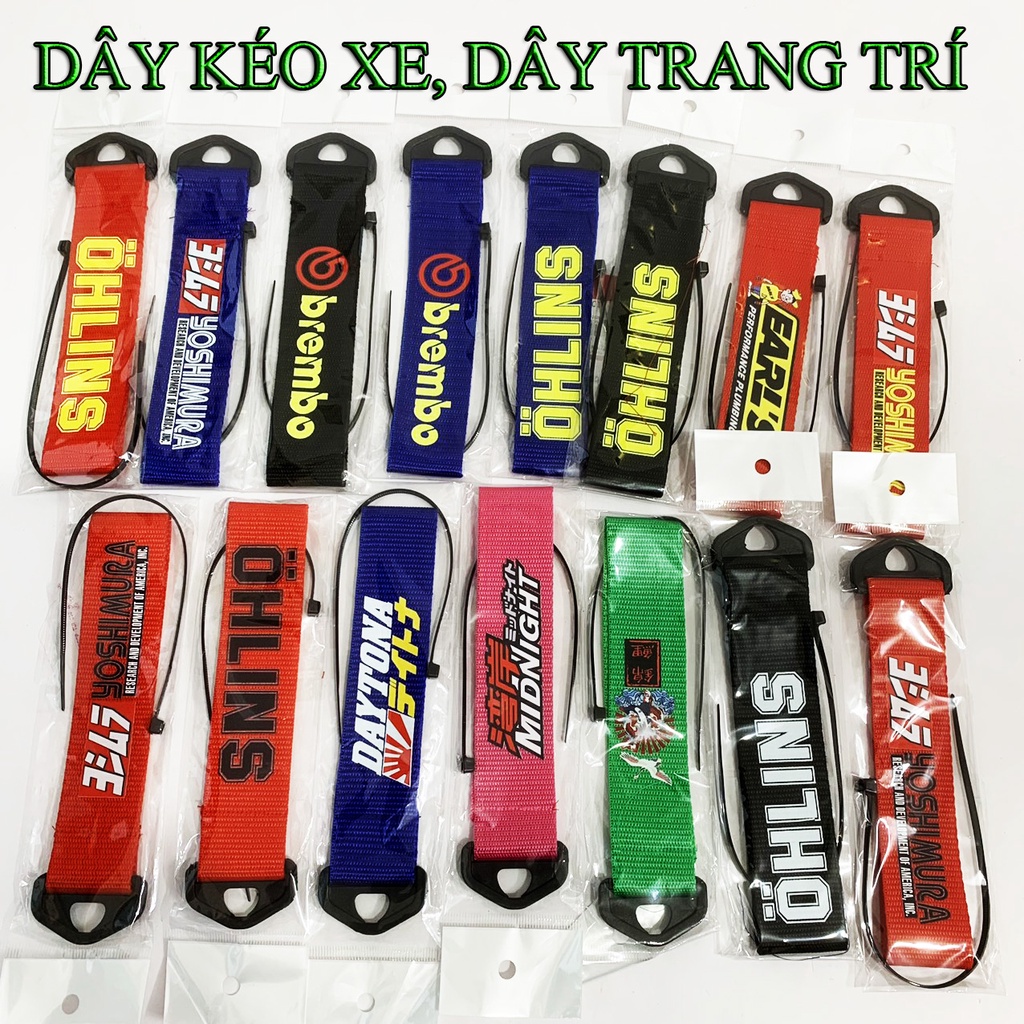 Dây Móc Kéo Cho Xe Hơi - Dây Móc Kéo Trang Trí Xe