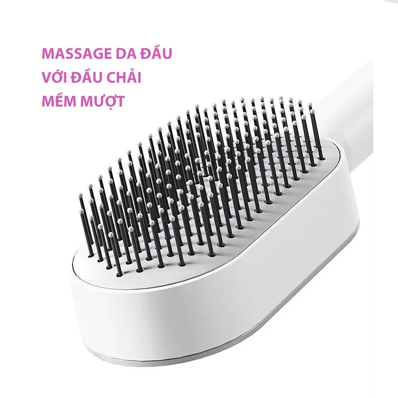 Lược chải tóc có đệm khí, lược massage da đầu, lược chải tóc gỡ rối mát xa da đầu, chống rụng tóc tạo kiểu tóc đa năng