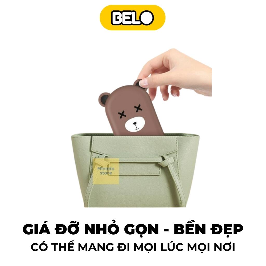 Giá đỡ điện thoại, máy tính bảng hình thú dễ thương  gấp gọn BG-02 – Belo