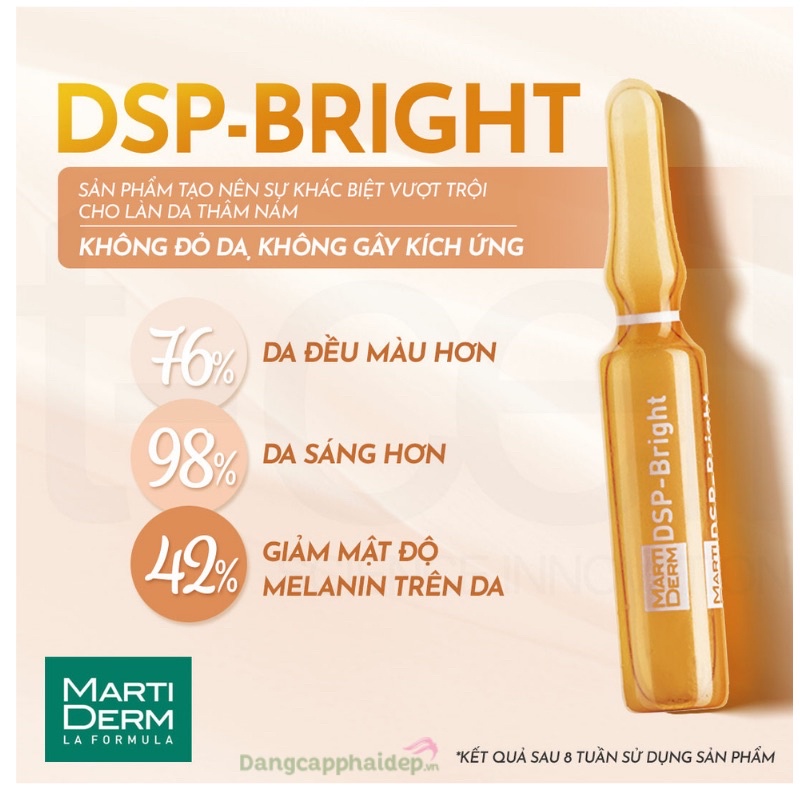 Tinh chất serum Martiderm DSP pigment zero bright Ampoule sáng da giảm sắc tố