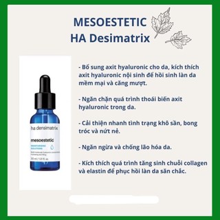 [100% Auth] Tinh chất cấp nước Mesoestetic HA Densimatrix Multi Molecular- 30ml