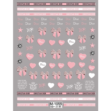 Mã sticker 5d nail trang trí mới nhé a 1048